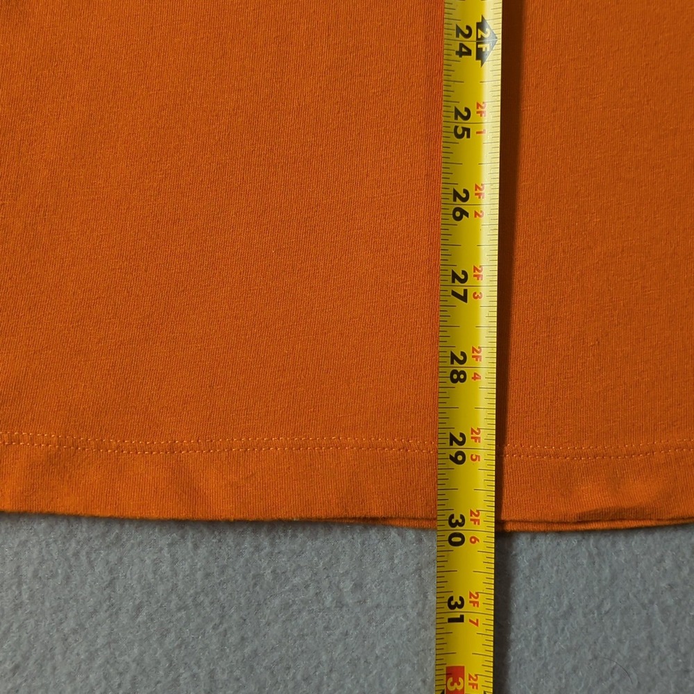 True Religion Mens Orange Graphic T Shirt Buddha Guitar Size 2XL Relaxed Fit - Picture 9 of 9